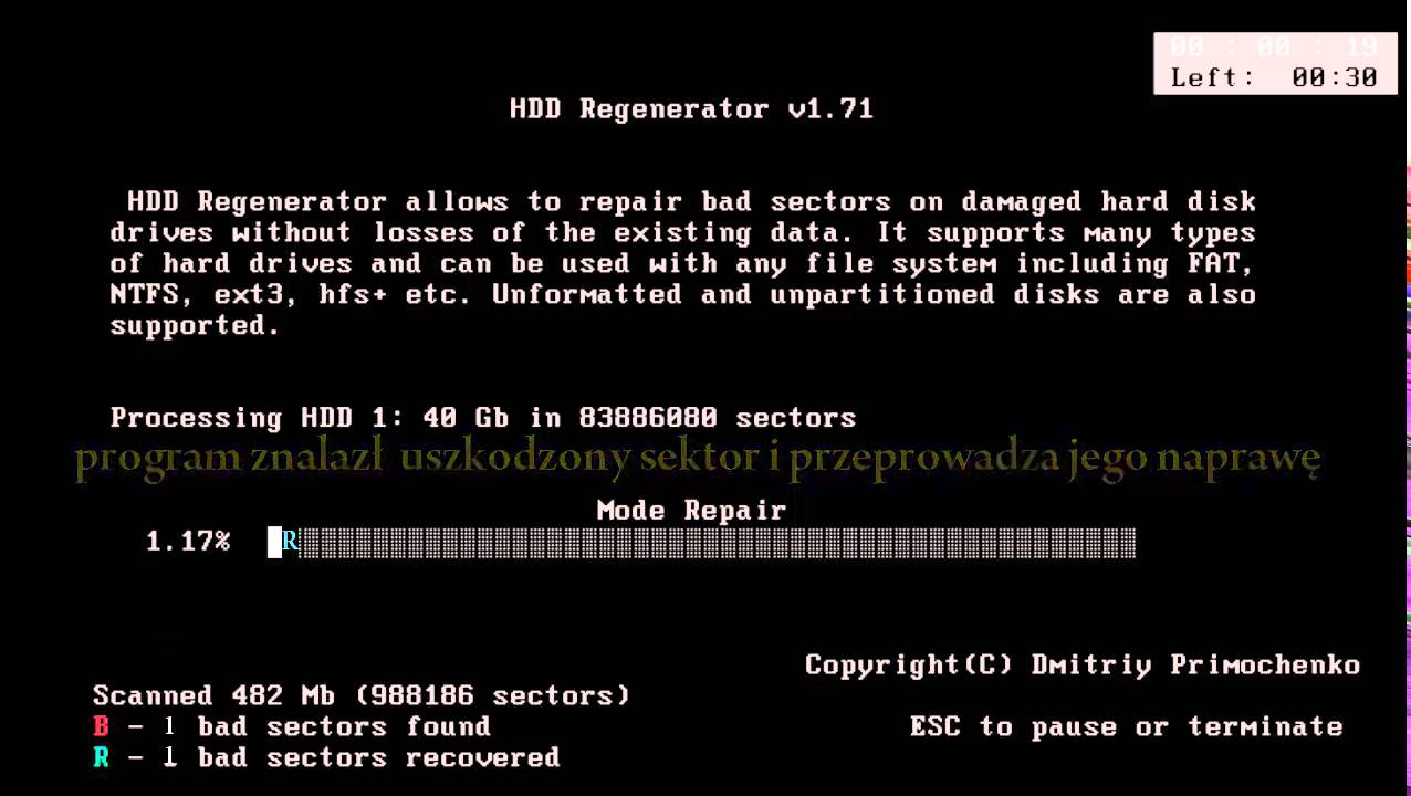 free download hdd regenerator 1.71 full version